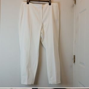 Lafayette 148 career strechy pants 18 wide nwt trousers